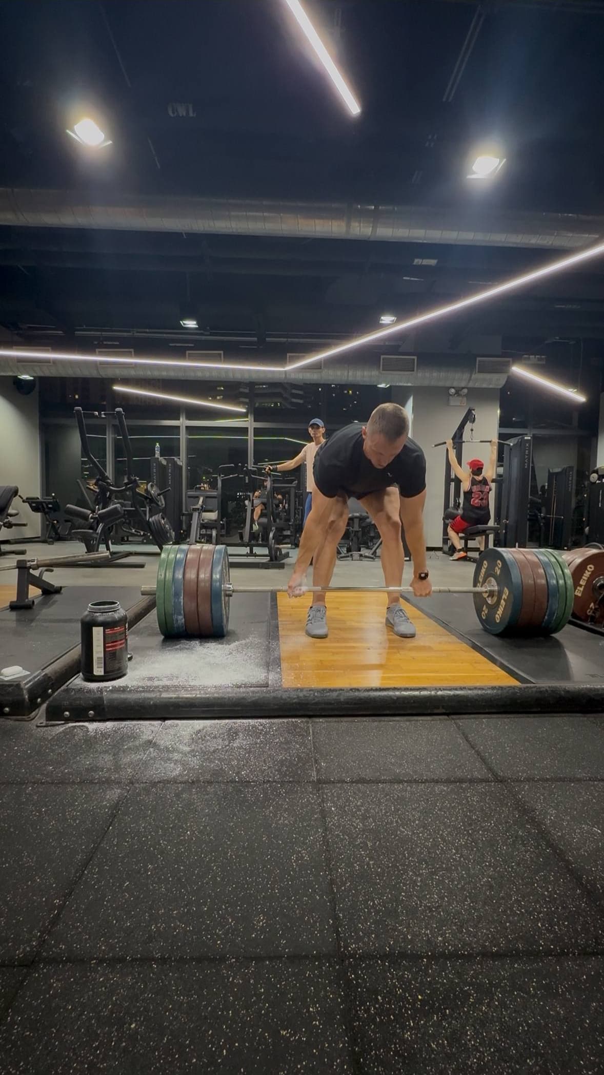Spencer Tarring strength training